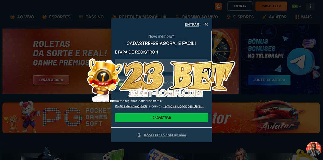 23 bet registrar